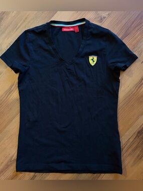 Scuderia Ferrari Womens Shield Logo T-Shirt